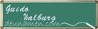 Guido Walburg Visitenkarte